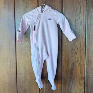 Patagonia Infant Micro D Fleece Bunting One Piece Hooded Recycled | 12-18 months